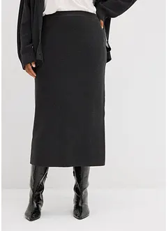 Pletená sukně z čisté bavlny, bonprix