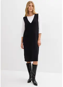 Pletené šaty z čisté bavlny, bonprix