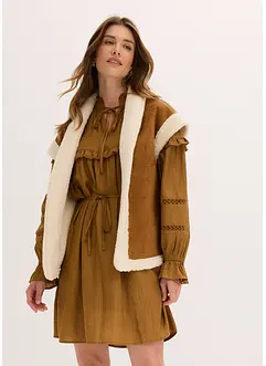 Vesta z umělé jehněčí kožešiny, bonprix