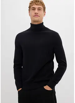 Svetr s rolákovým límcem, z jemné pleteniny s luxusní merino vlnou, Slim Fit, bonprix
