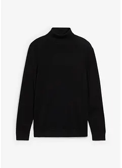 Svetr s rolákovým límcem, z jemné pleteniny s luxusní merino vlnou, Slim Fit, bonprix