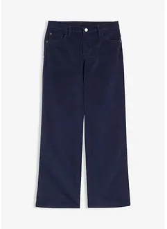 Měkké manšestrové kalhoty z recyklovatelného streče z organické bavlny, bonprix