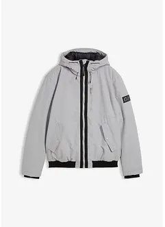 Zimní bluzon s kapucí a sportovními detaily, bonprix