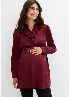 Těhotenská halenka z měkkého saténu, bonprix