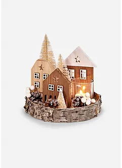 Dekorativní předmět: domečky se sklenicemi na čajové svíčky, bonprix