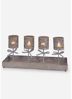 Svícen na 4 čajové svíčky, bonprix