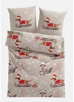 Povlečení s vánočním jezevčíkem, bonprix