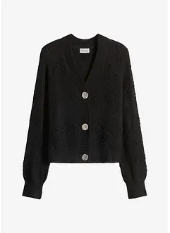 Strukturovaný pletený kabátek, bonprix