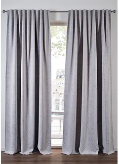 Zastiňující závěs s recyklovaným polyesterem (1 ks v balení), bonprix