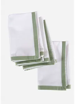 Látkové ubrousky z organické bavlny (4 ks v balení), bonprix