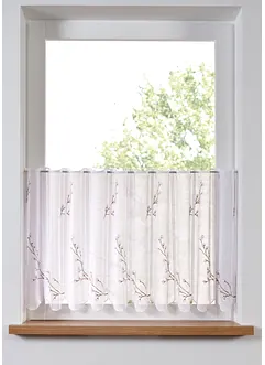 Vitrážková záclona s výšivkou, bonprix