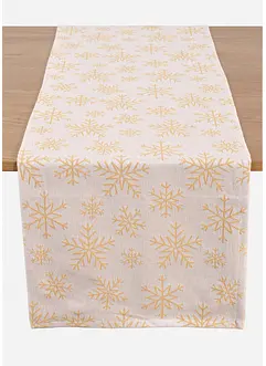 Žakárový běhoun na stůl z organické bavlny, bonprix