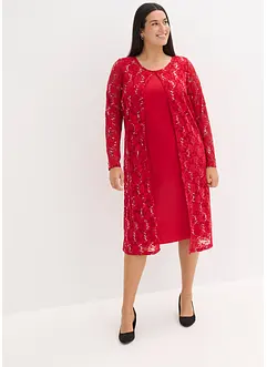 Šaty s krajkou (2dílná souprava), bonprix