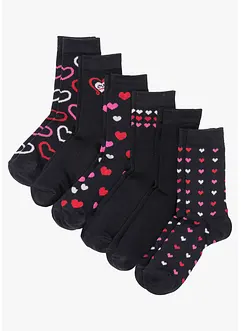 Dámské ponožky (6 párů), organická bavlna, bonprix