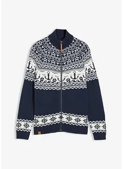 Norský svetr na zapínání, bonprix