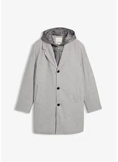 Blejzrový kabát 2 v 1 s vyjímatelnou vsadkou s kapucí, bonprix