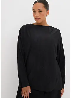 Tričko s dlouhým rukávem a strukturovaným efektem, bonprix