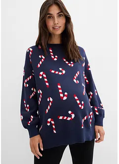 Těhotenský svetr s rozparky na kojení, bonprix