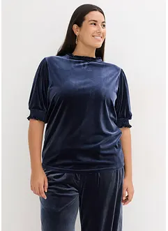 Tričko z měkkého sametu, bonprix