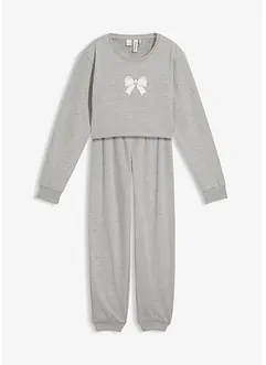 Domácí souprava s měkkou bavlnou a krátkou mikinou, bonprix