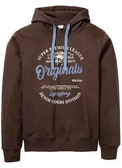 Mikina s kapucí v pohodlném střihu, bonprix