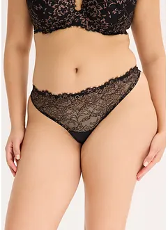 Kalhotky tanga s třpytivou přízí, bonprix