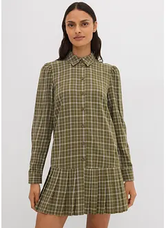 Košilové šaty s kostkovaným vzorem, bonprix
