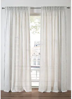 Záclona z udržitelného materiálu (1 ks v balení), bonprix