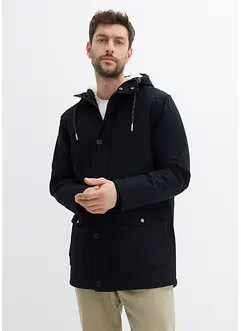 Zimní parka s kapucí z medvídkového flísu, bonprix