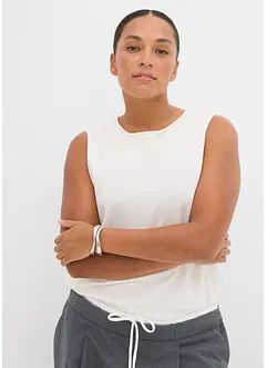 Pletený top z čisté bavlny, bonprix