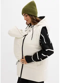 Oboustranná těhotenská vesta s podšívkou a nosicí vsadkou, 4 v 1, bonprix