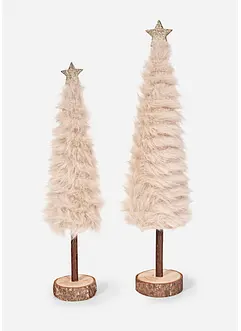 Dekorativní předmět: vánoční stromečky (2dílná souprava), bonprix