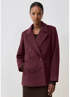 Kabanový kabátek z vlny, bonprix