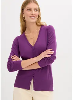 Kabátek z jemné pleteniny, s knoflíkovou lištou, bonprix