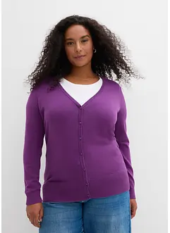 Kabátek z jemné pleteniny, s knoflíkovou lištou, bonprix