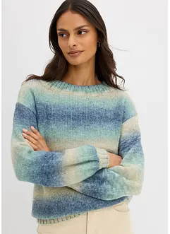 Svetr z hrubé pleteniny z měkké vlněné směsi, bonprix