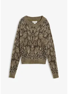 Svetr ze silnější pleteniny z měkké péřové příze, bonprix