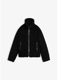 Bunda z umělé kožešiny z plyšového flísu, bonprix