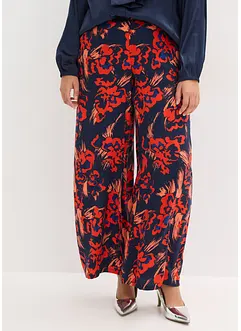 Palazzo kalhoty z lehkého viskózového krepu, bonprix