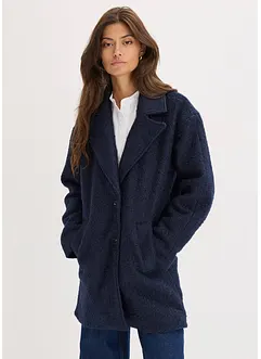 Krátký buklé kabát, oversize, bonprix
