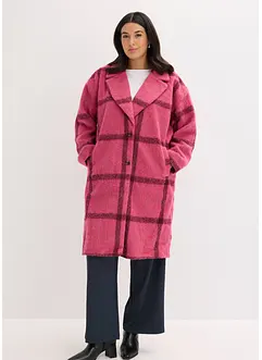 Oversize kabát s vlněným vzhledem, bonprix