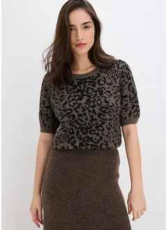 Svetr s balónovými rukávy, bonprix