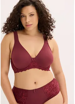 Hladká podprsenka s polstrovanými ramínky, bonprix