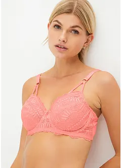 Zmenšovací podprsenka s jemnou výšivkou, bonprix