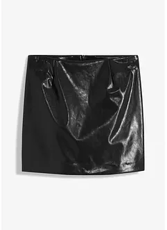 Krátká sukně z umělé kůže, bonprix