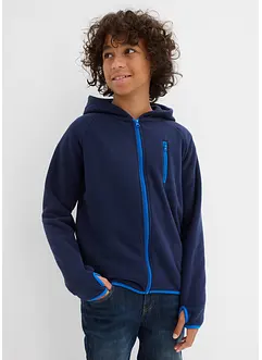 Flísová bunda s kontrastními detaily, bonprix