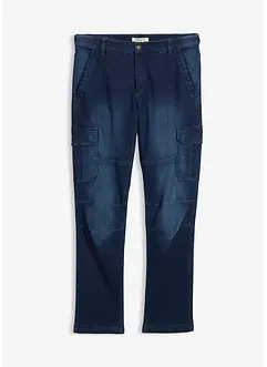 Termo cargo džíny Regular Fit, s pohodlným pasem a flanelovou podšívkou, Straight, bonprix