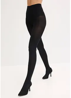 Tvarující ultra neprůhledné punčochové kalhoty, Belly Control, pohodlný lem, 80 DEN, bonprix