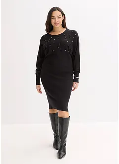 Pletené šaty z měkké viskózové směsi, bonprix