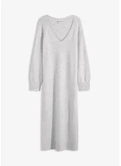 Oversize pletené šaty v délce midi, bonprix